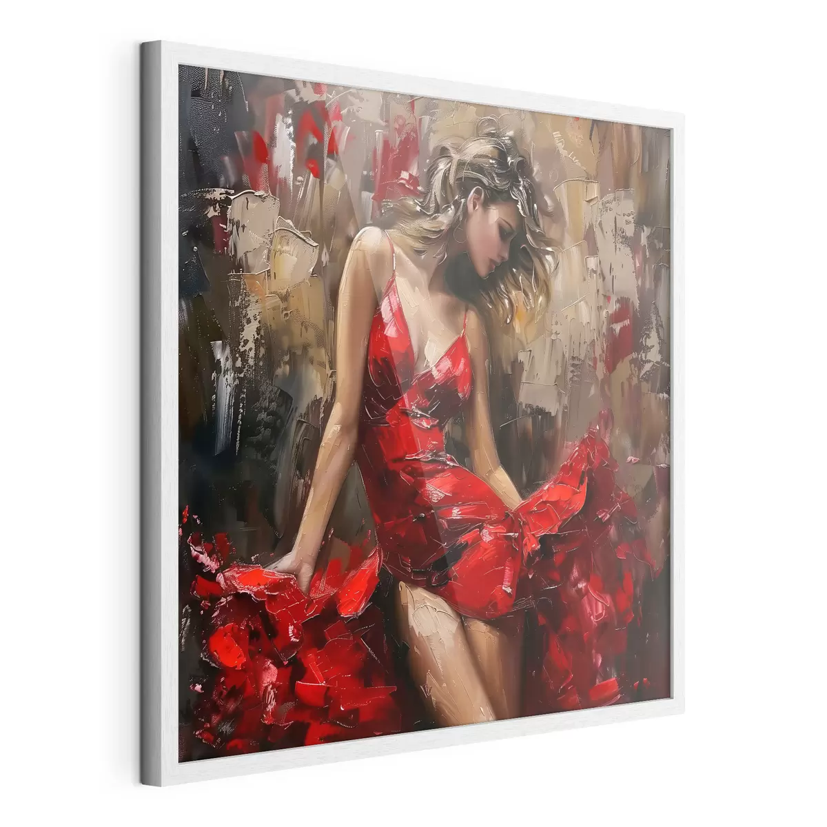 Poster Sicurezza in rosso f39874