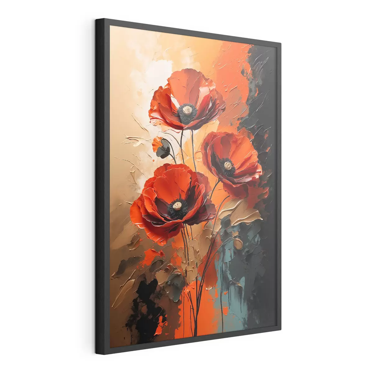 Poster I papaveri ardono f39845