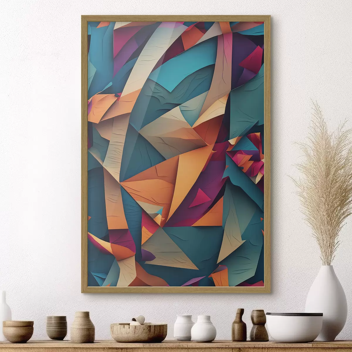 Poster Volto di colori f39849