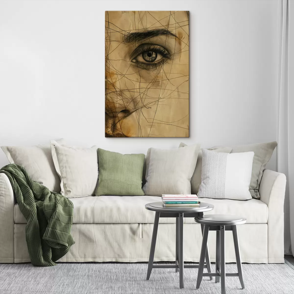 carta da parati Linee, matita, astrazione, antiquariato, ragazza nr. s39960