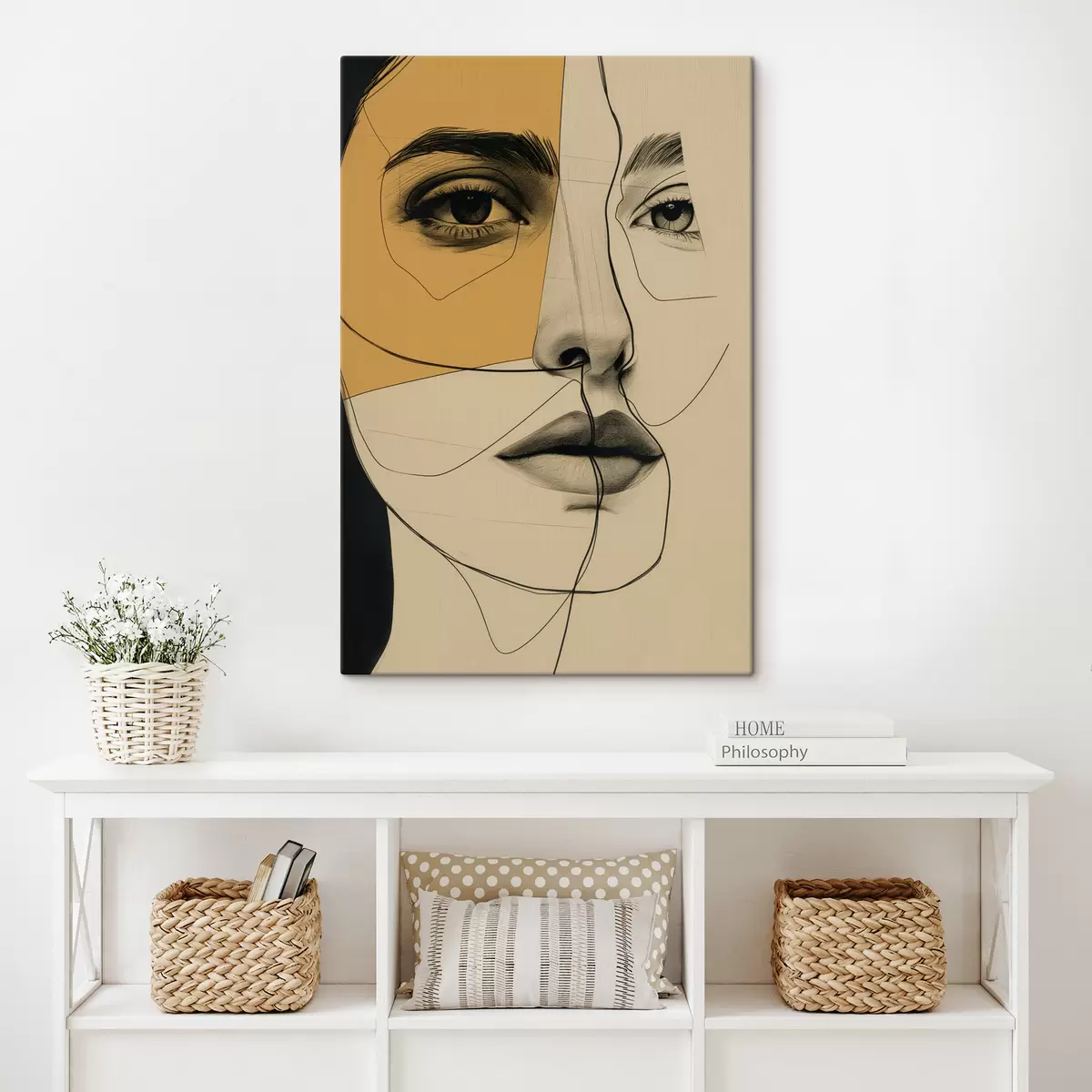 carta da parati Linee, matita, astrazione, antiquariato, ragazza nr. s39963