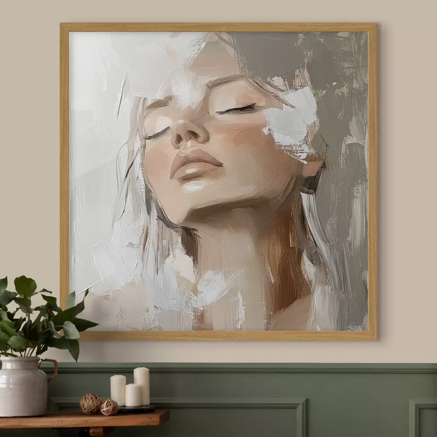 carta da parati Ragazza, olio nr. f39910