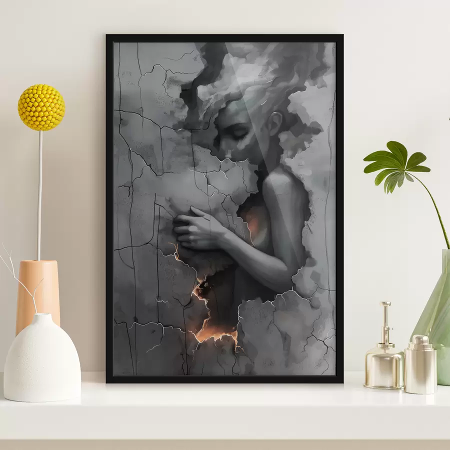 carta da parati Ragazza, muri, colpa nr. f39994