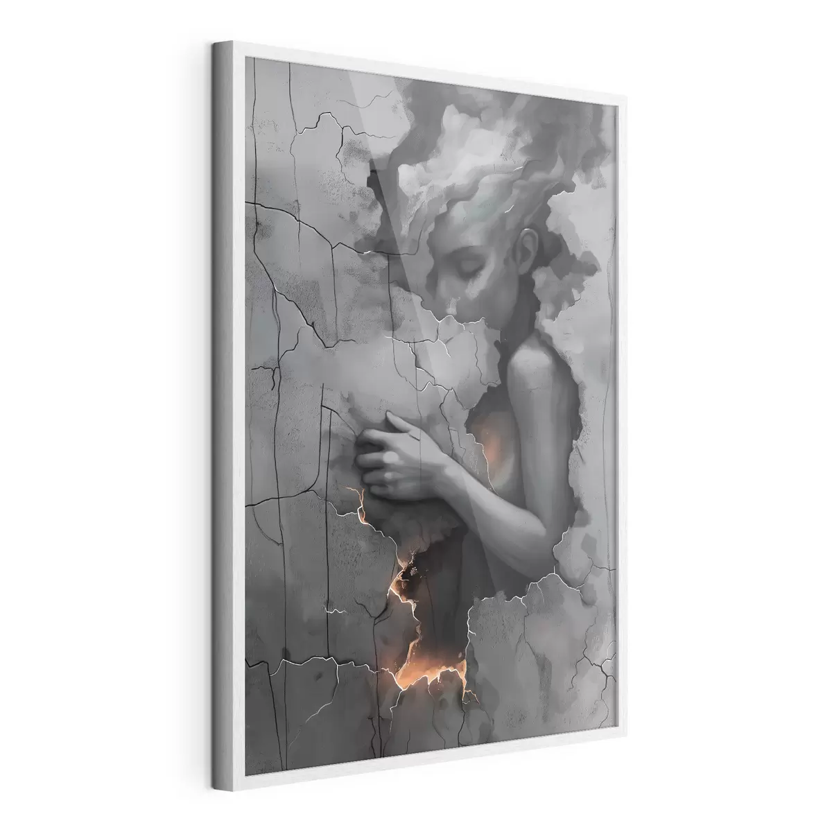 Poster Ragazza, muri, colpa f39994