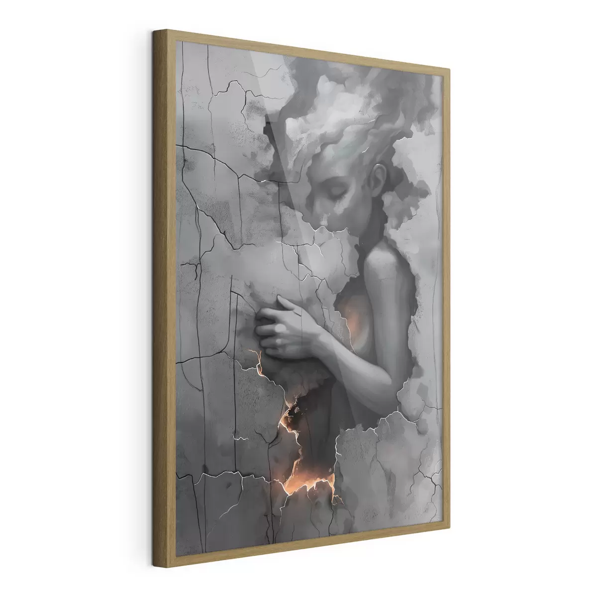 Poster Ragazza, muri, colpa f39994