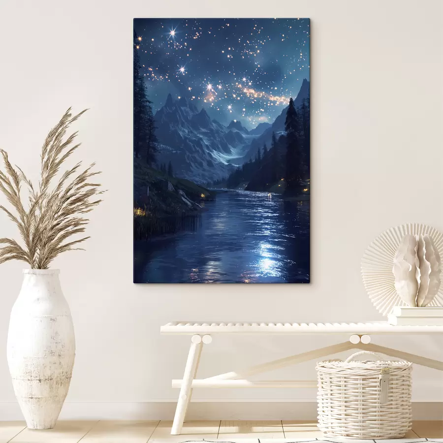 carta da parati Velaris, montagne, stelle nr. s40010