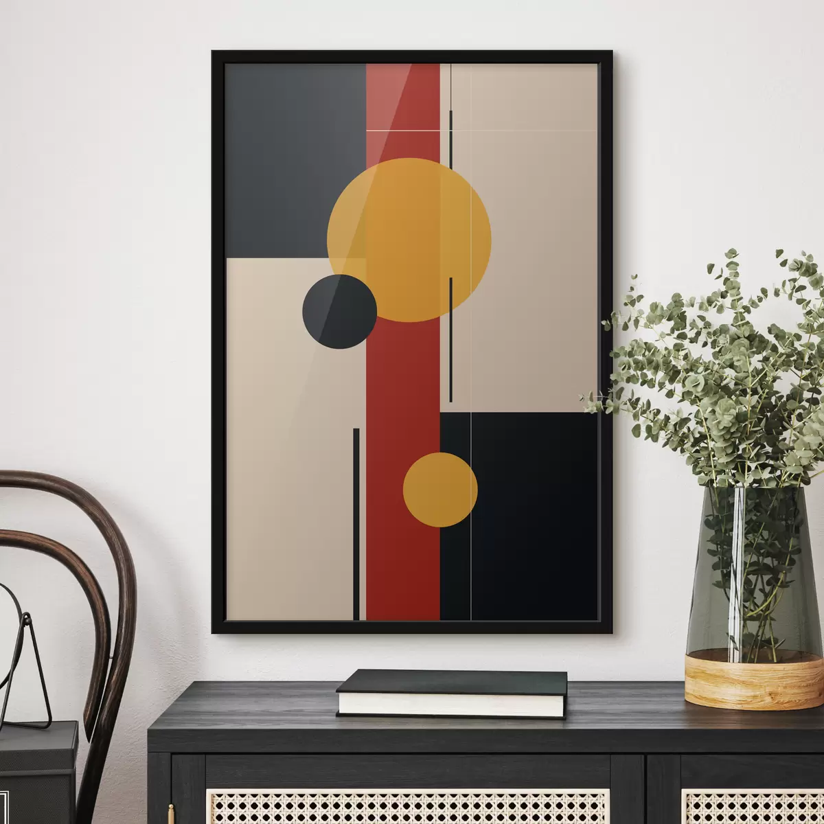 Poster Astrazione con forme geometriche f39897