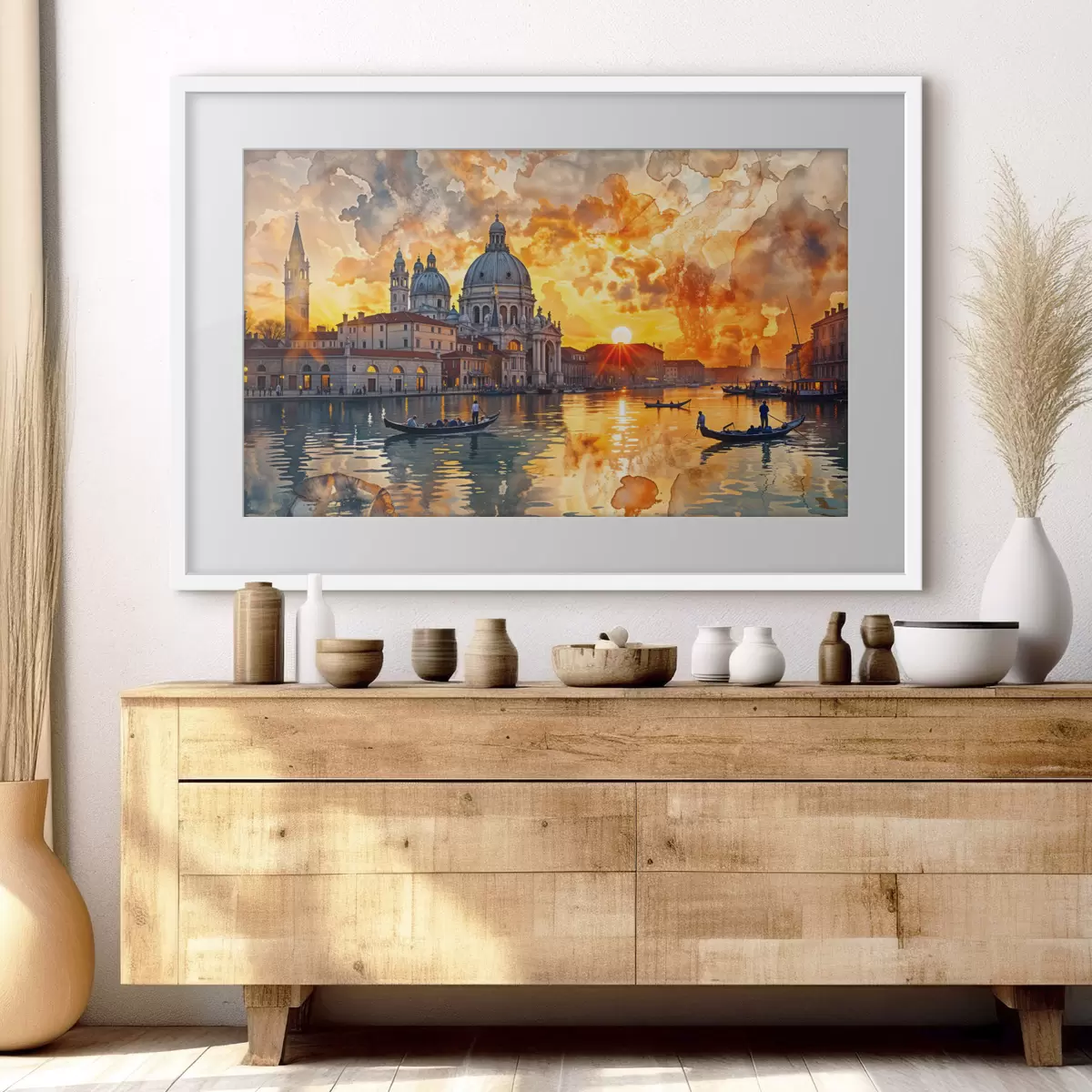 Poster Venezia al tramonto f40027