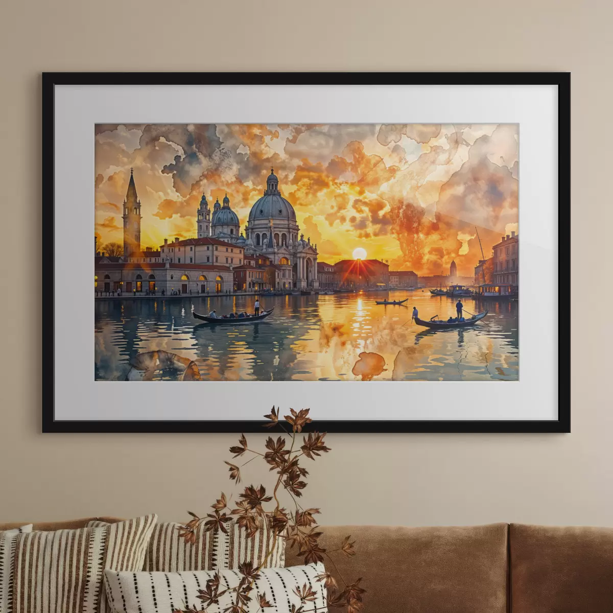 Poster Venezia al tramonto f40027