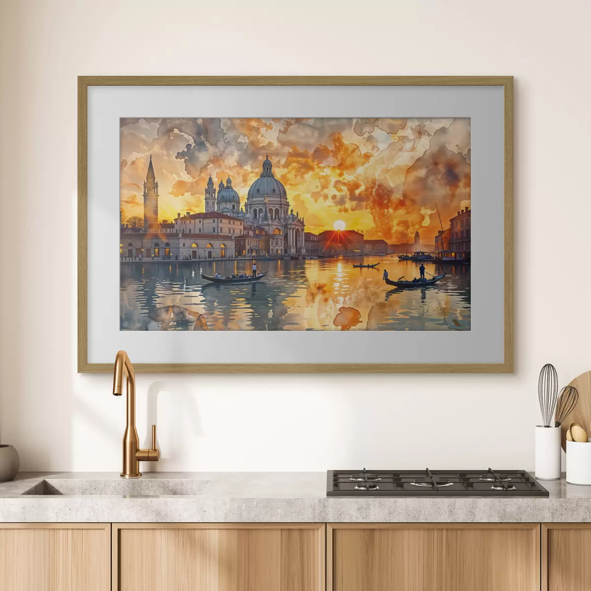Poster Venezia al tramonto f40027