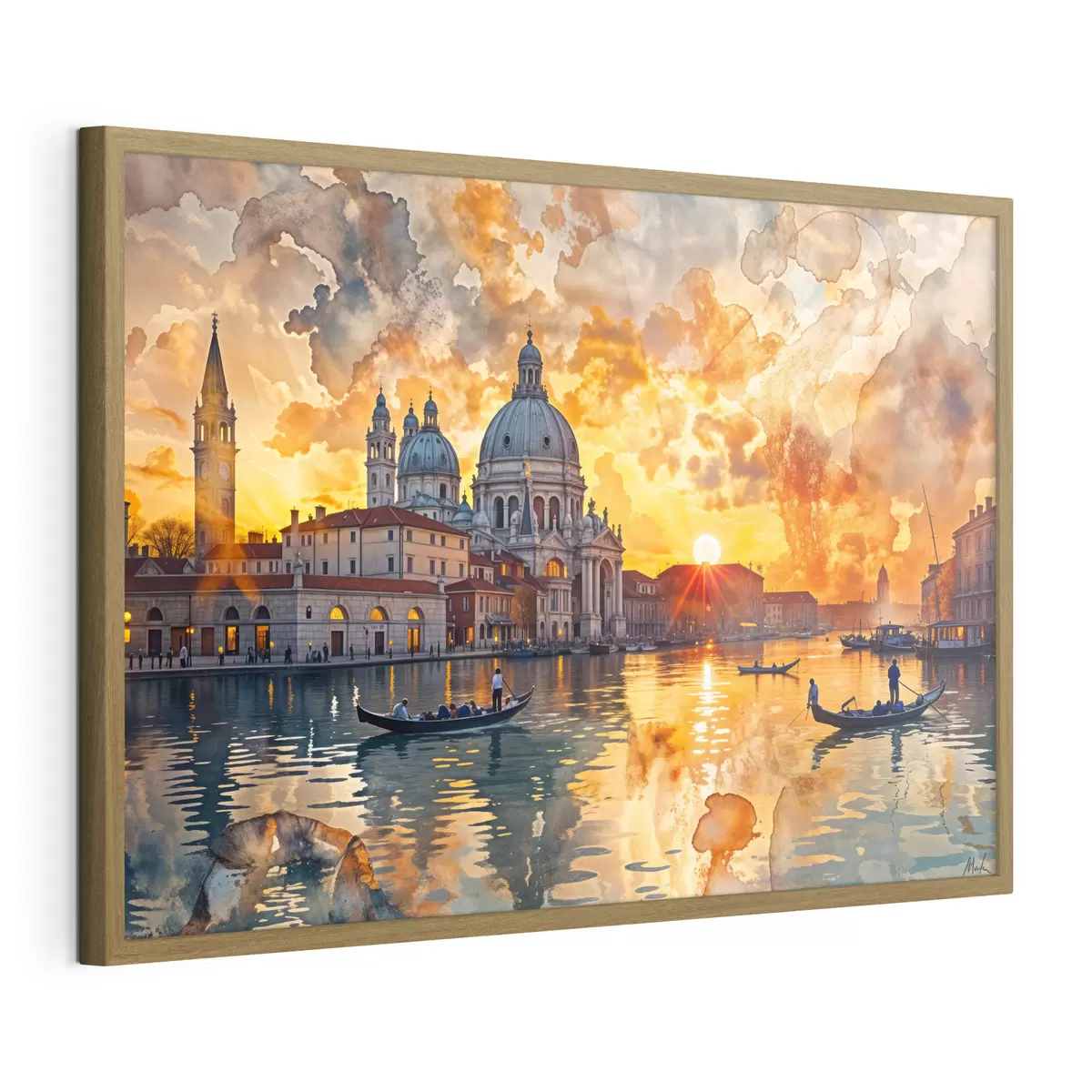 Poster Venezia al tramonto f40027