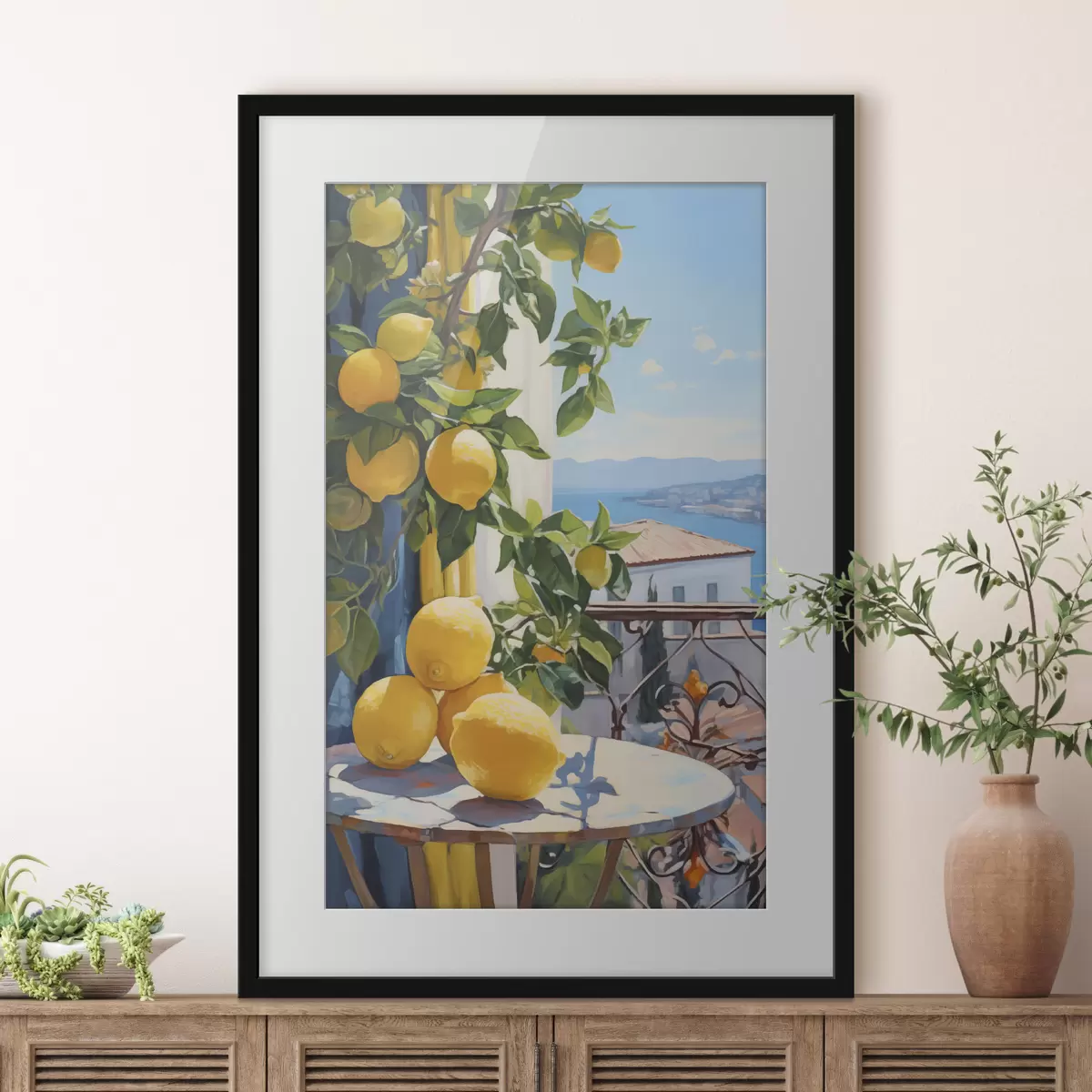 Poster Sole e limoni f40091