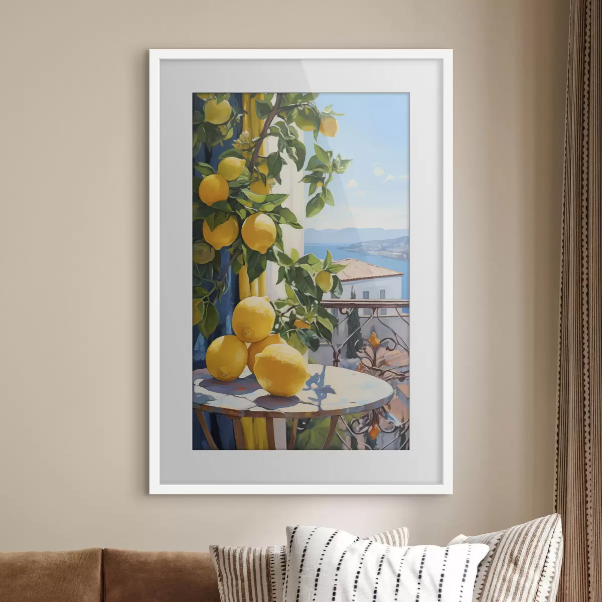 Poster Sole e limoni f40091