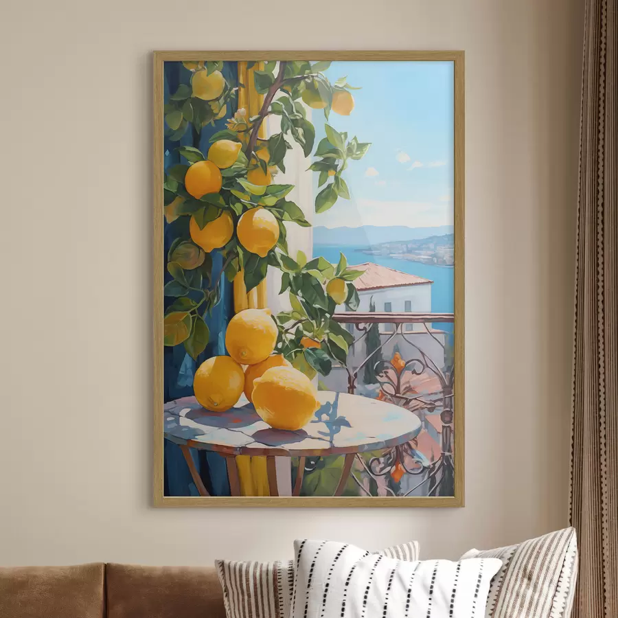 carta da parati Sole e limoni nr. f40091