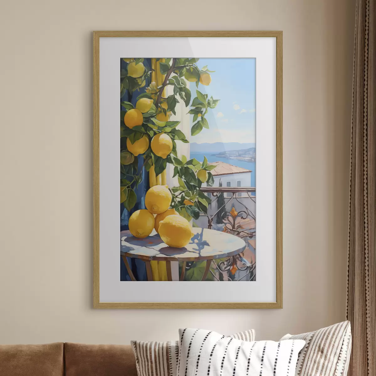 Poster Sole e limoni f40091