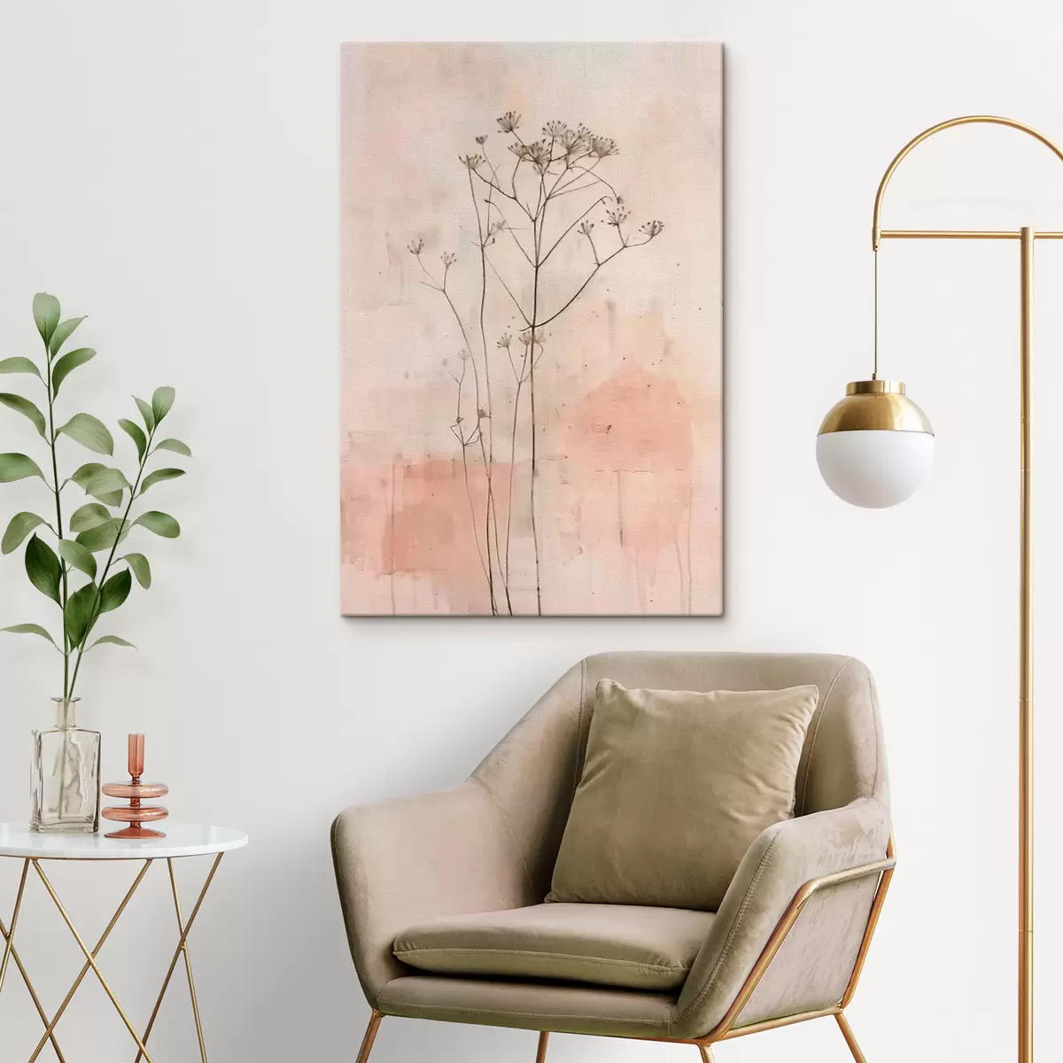 carta da parati Minimalismo dei fiori selvatici nr. s40116