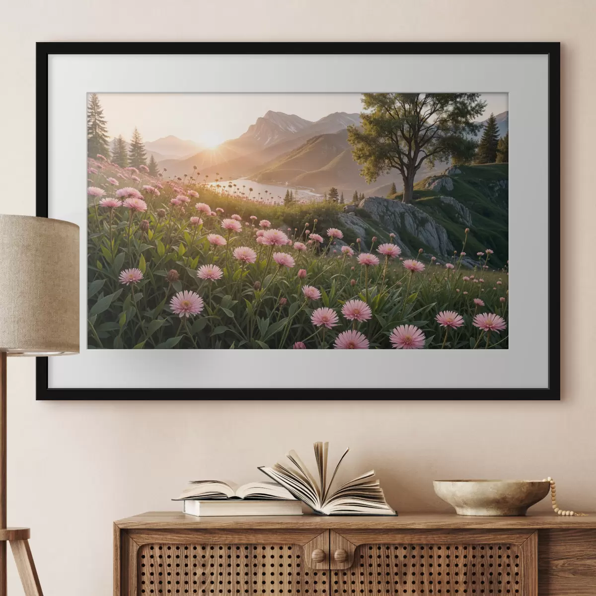 Poster Rose e leggerezza f40154