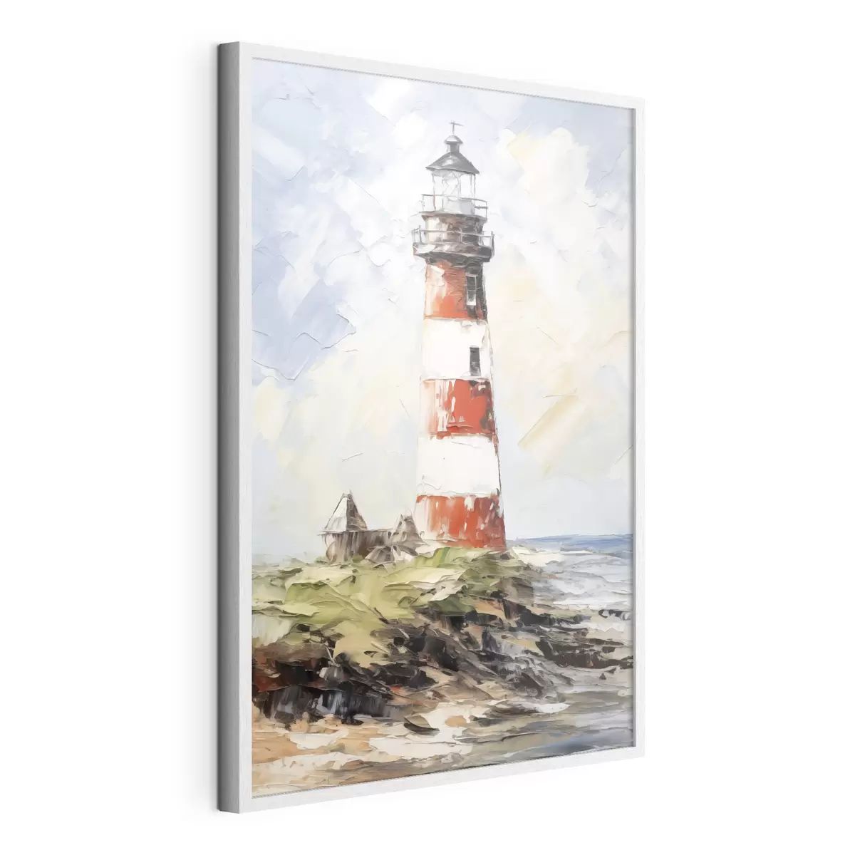 Poster Dipinto del faro sull'isola f40223
