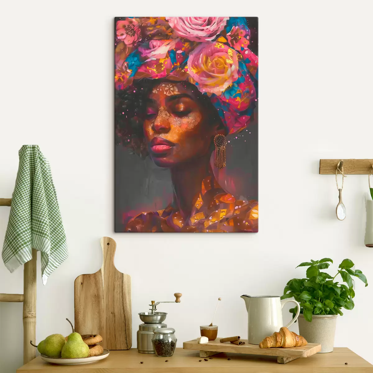 carta da parati Donna afro nr. s40182