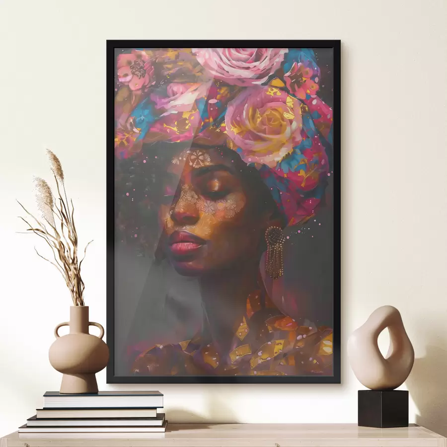 carta da parati Donna afro nr. f40182