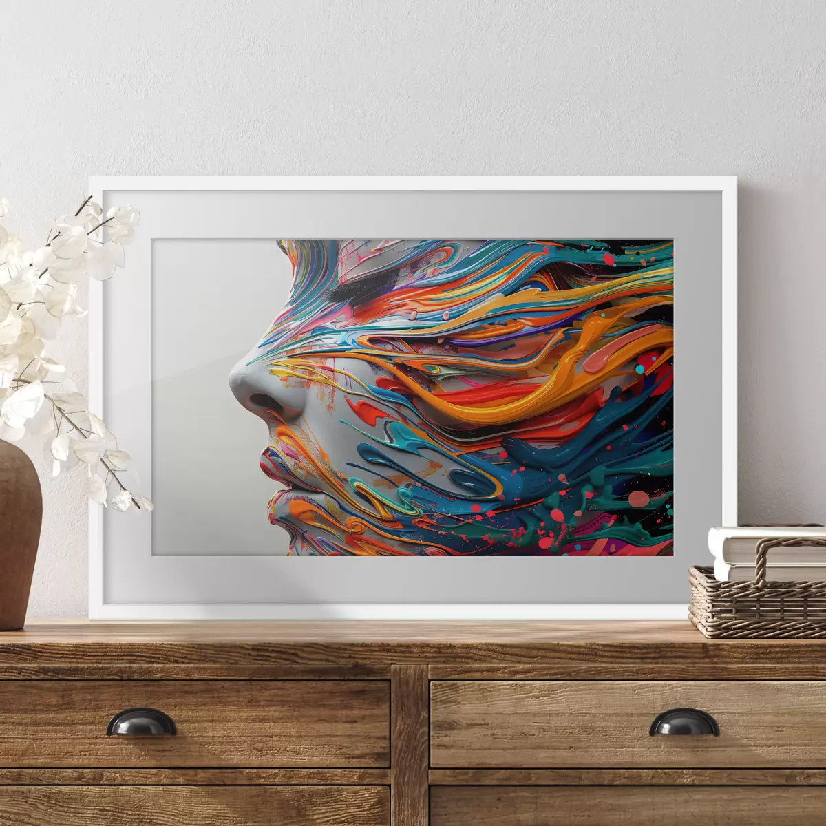 Poster Faccia dipinta f40203