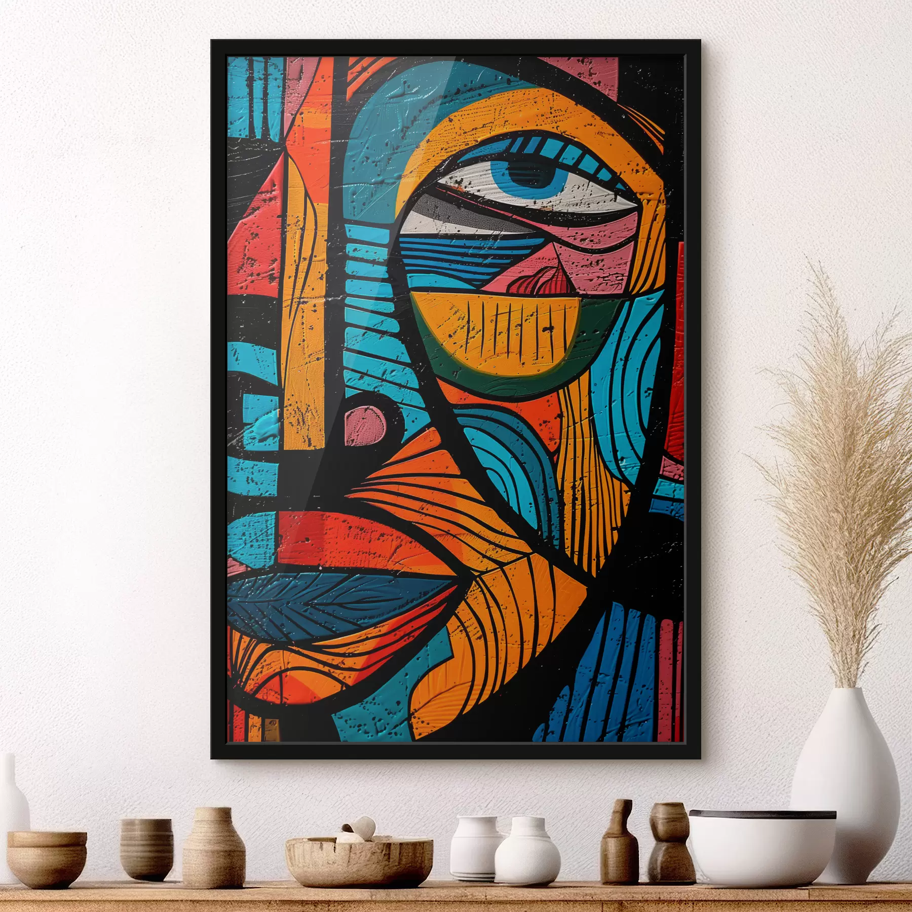 carta da parati Volto astratto nr. f40207