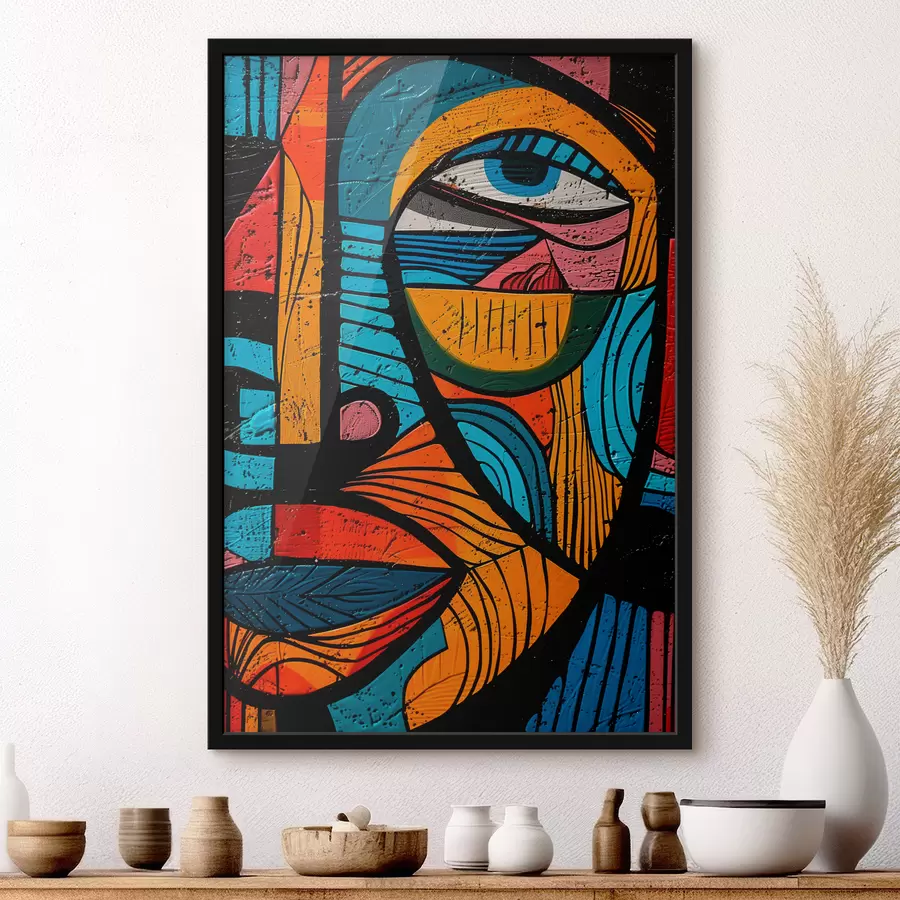 carta da parati Volto astratto nr. f40207