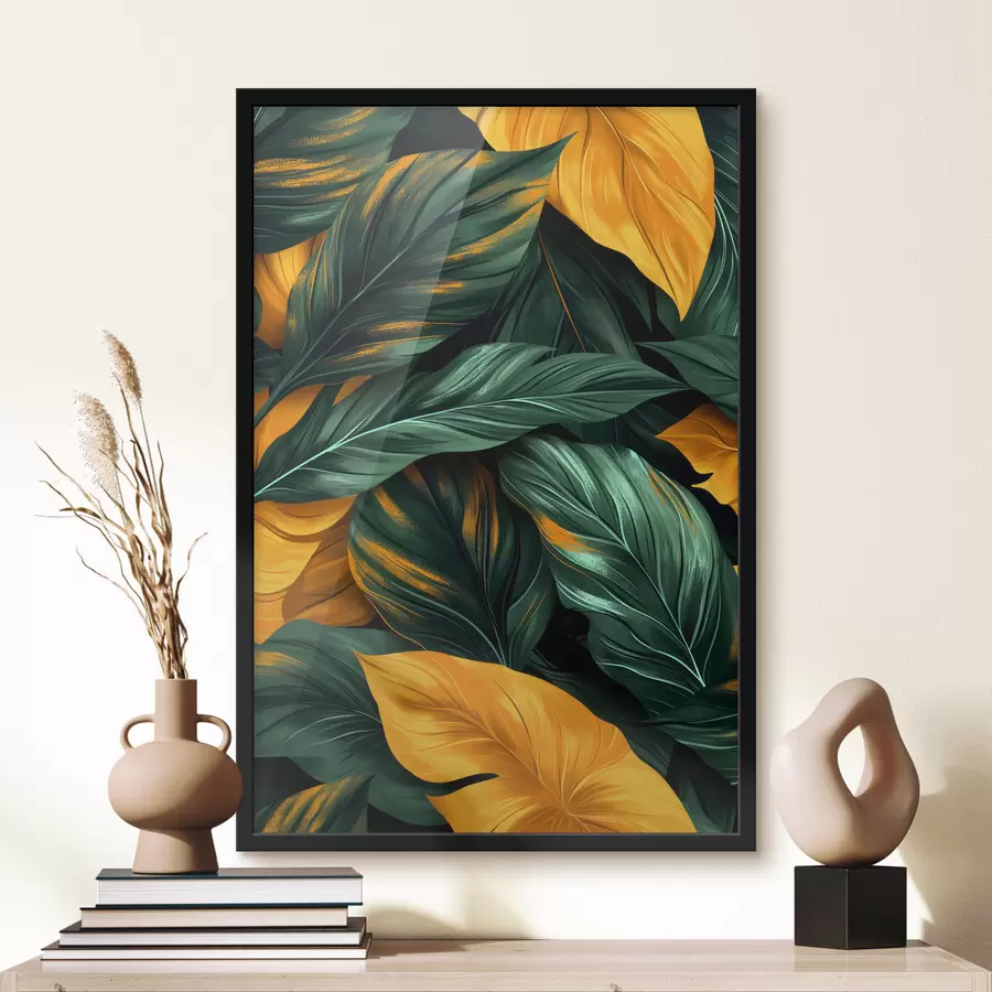 carta da parati foglie grandi nr. f40241