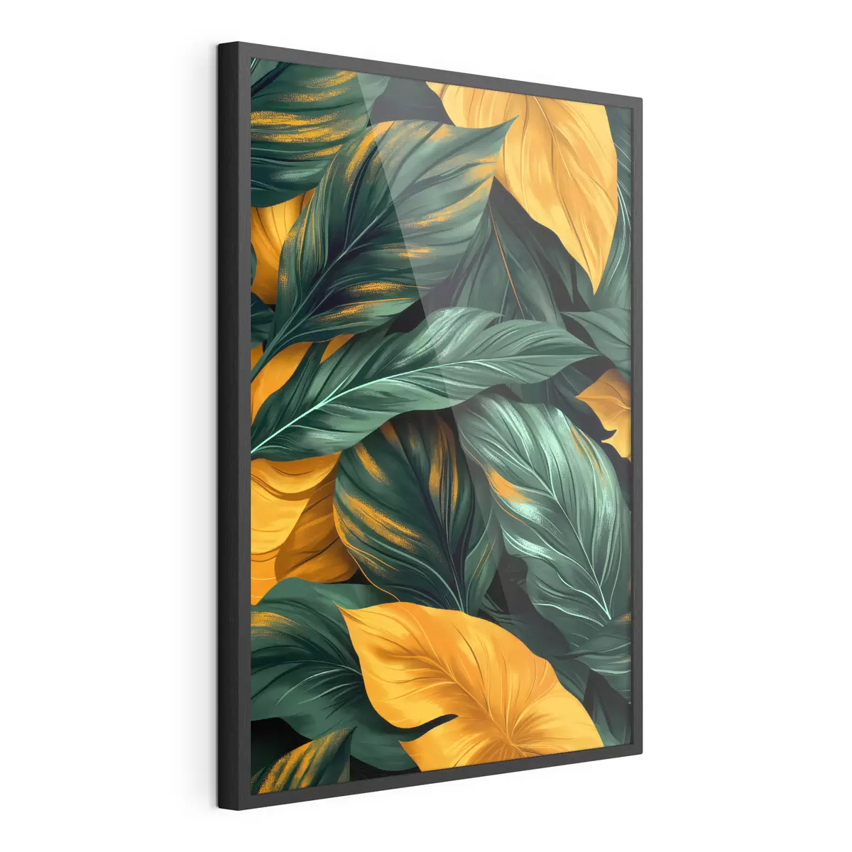 Poster foglie grandi f40241