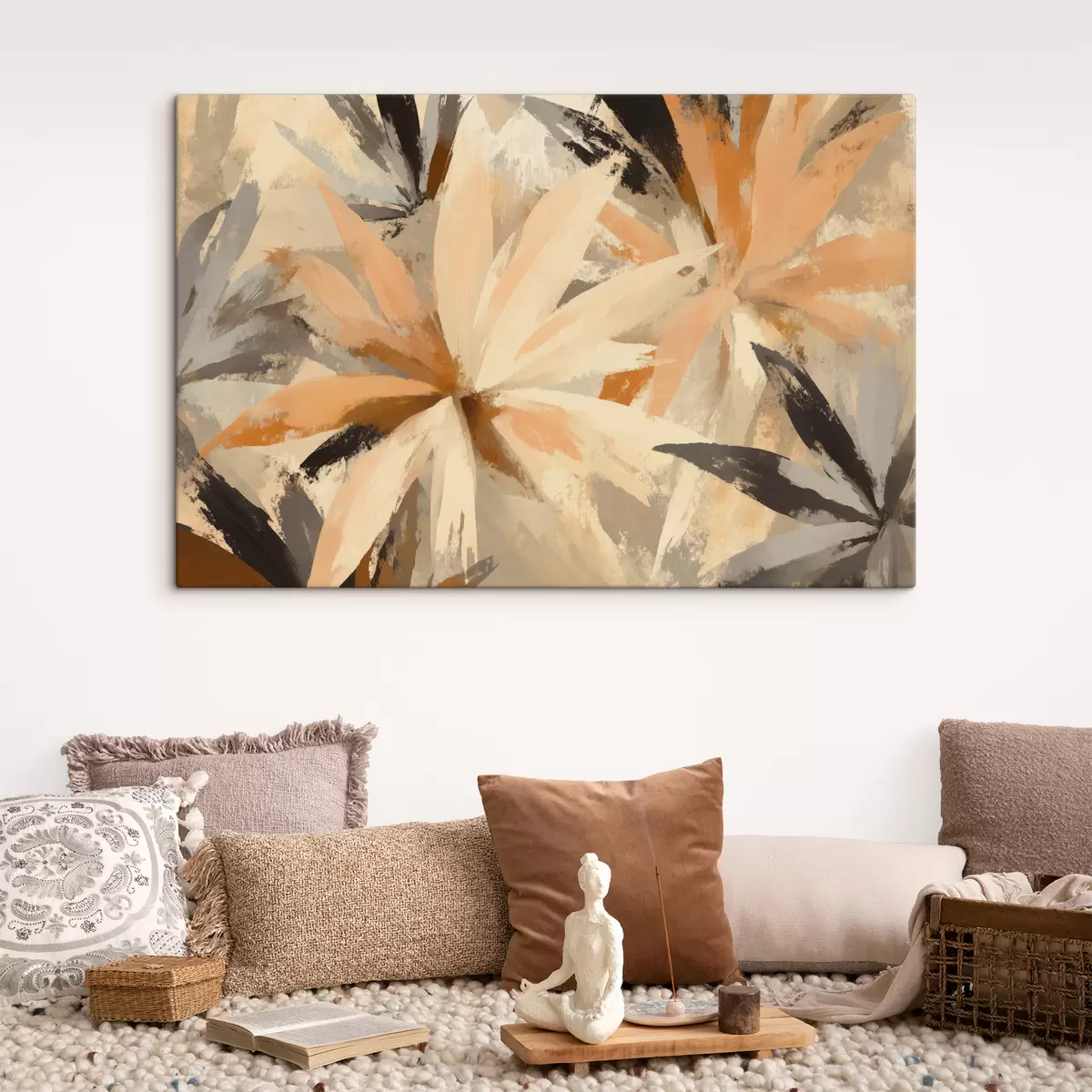 carta da parati Fiori astratti nr. s40265