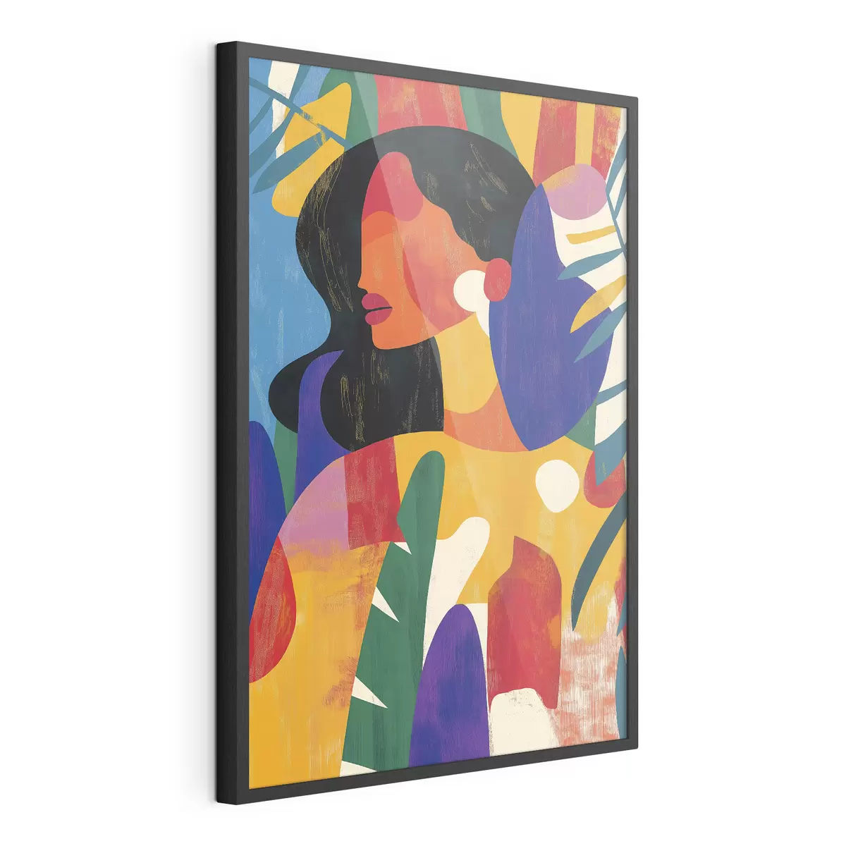 Poster Ritratto a colori vivaci f40275