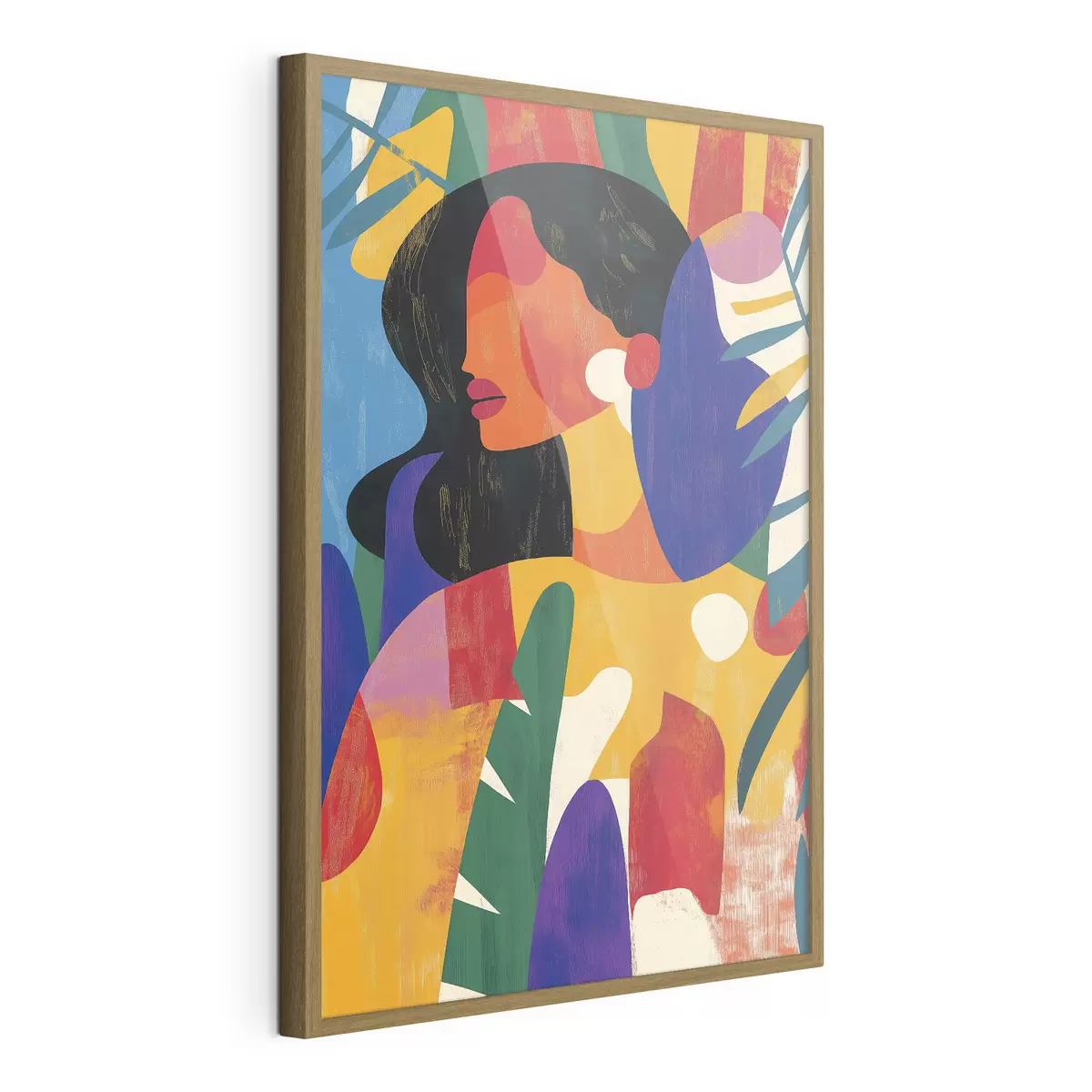Poster Ritratto a colori vivaci f40275