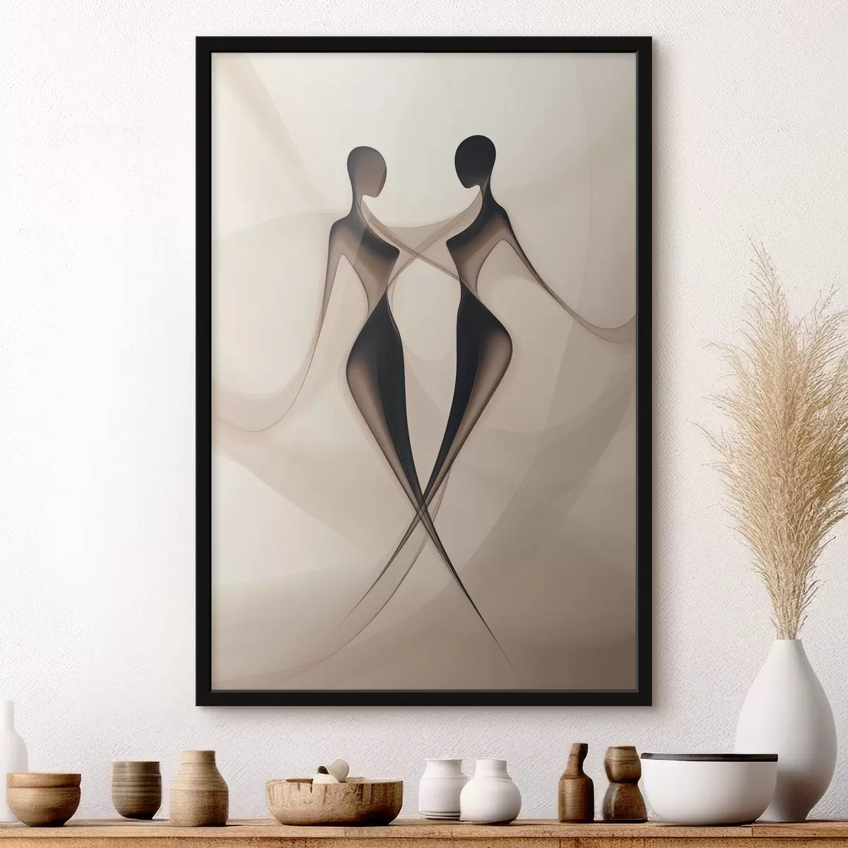 Poster Silhouette astratte f40279