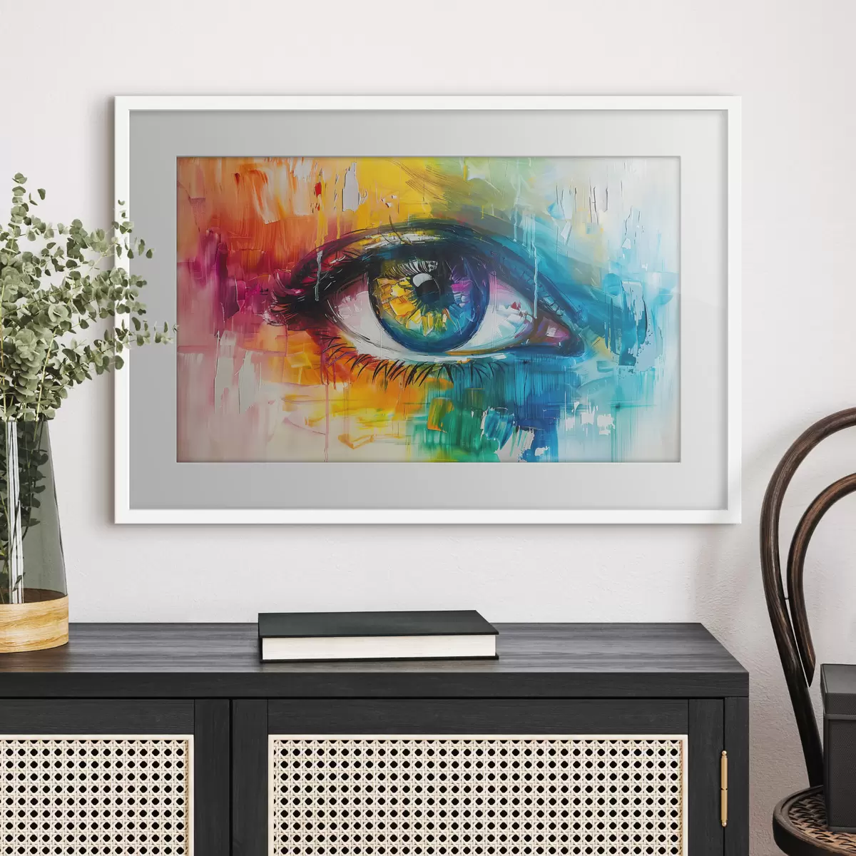 Poster Sguardo arcobaleno f40355