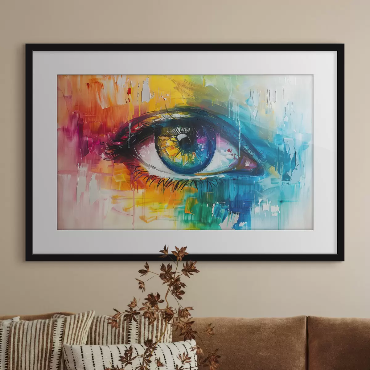 Poster Sguardo arcobaleno f40355