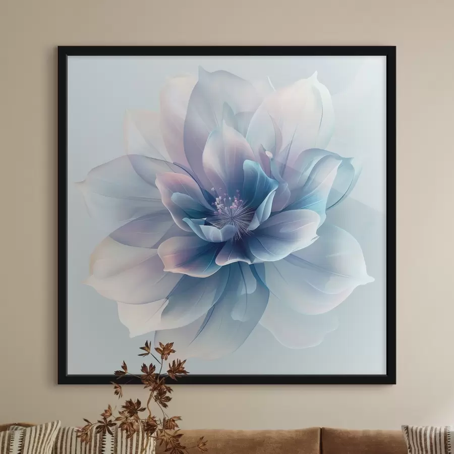 carta da parati Delicato fiore astratto nr. f40362