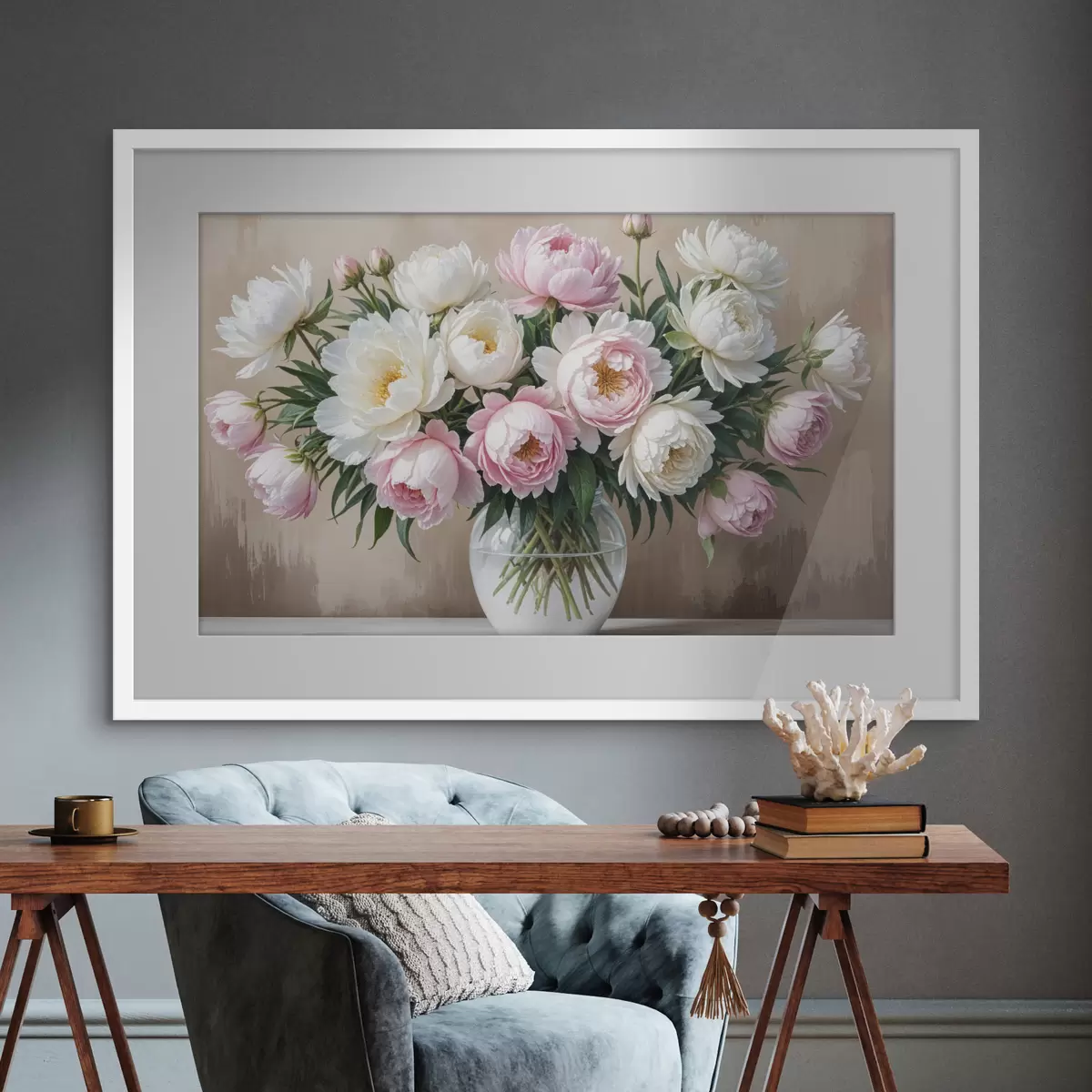 Poster Peonie e tepore f40398
