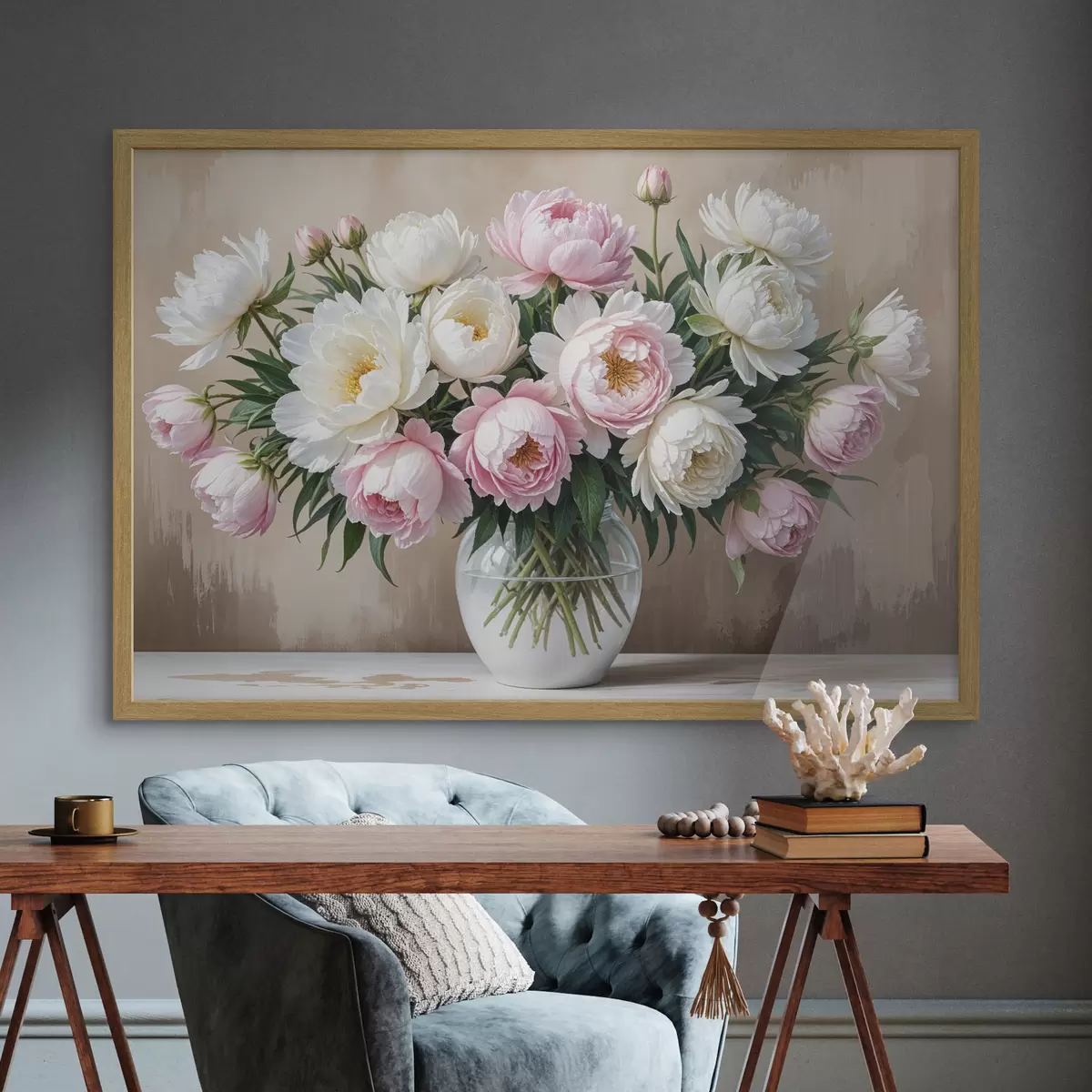 Poster Peonie e tepore f40398