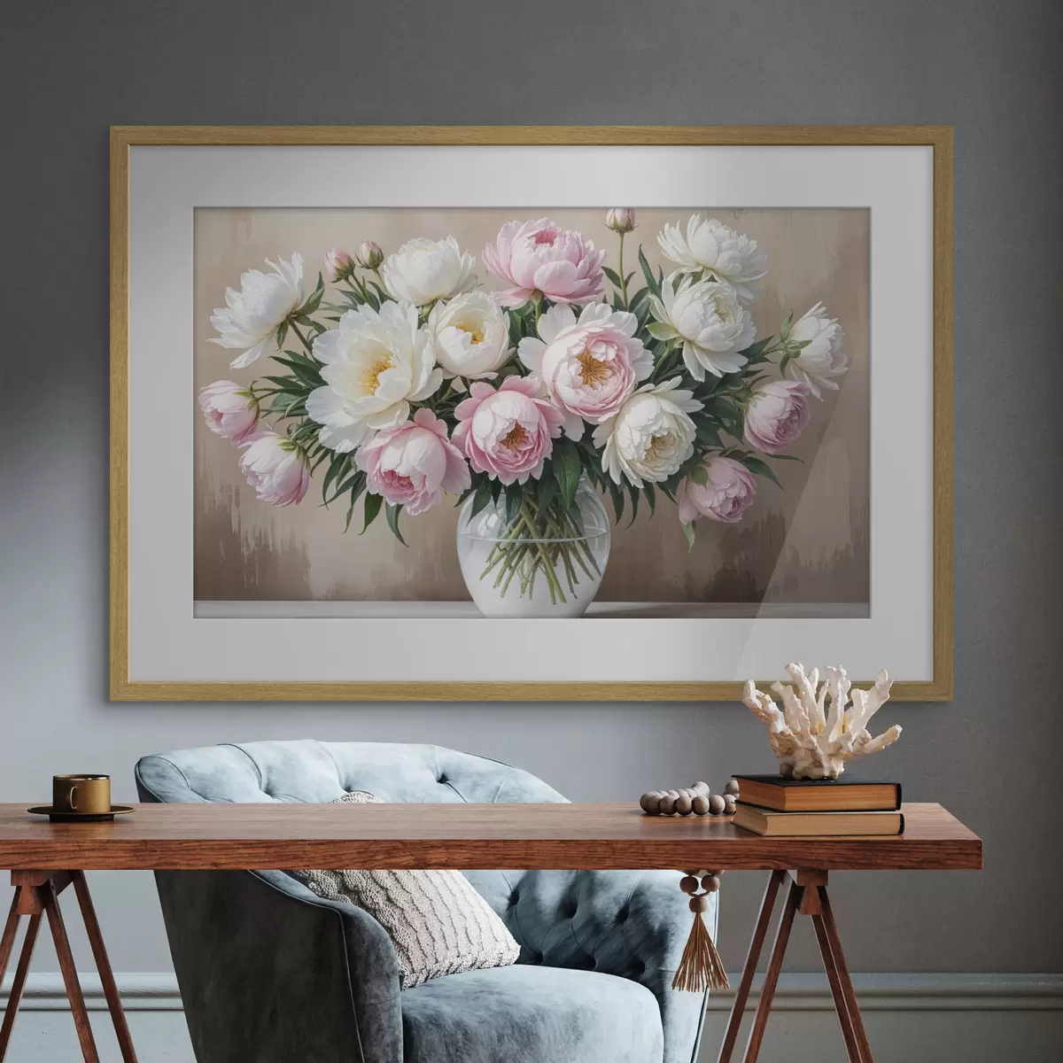 Poster Peonie e tepore f40398
