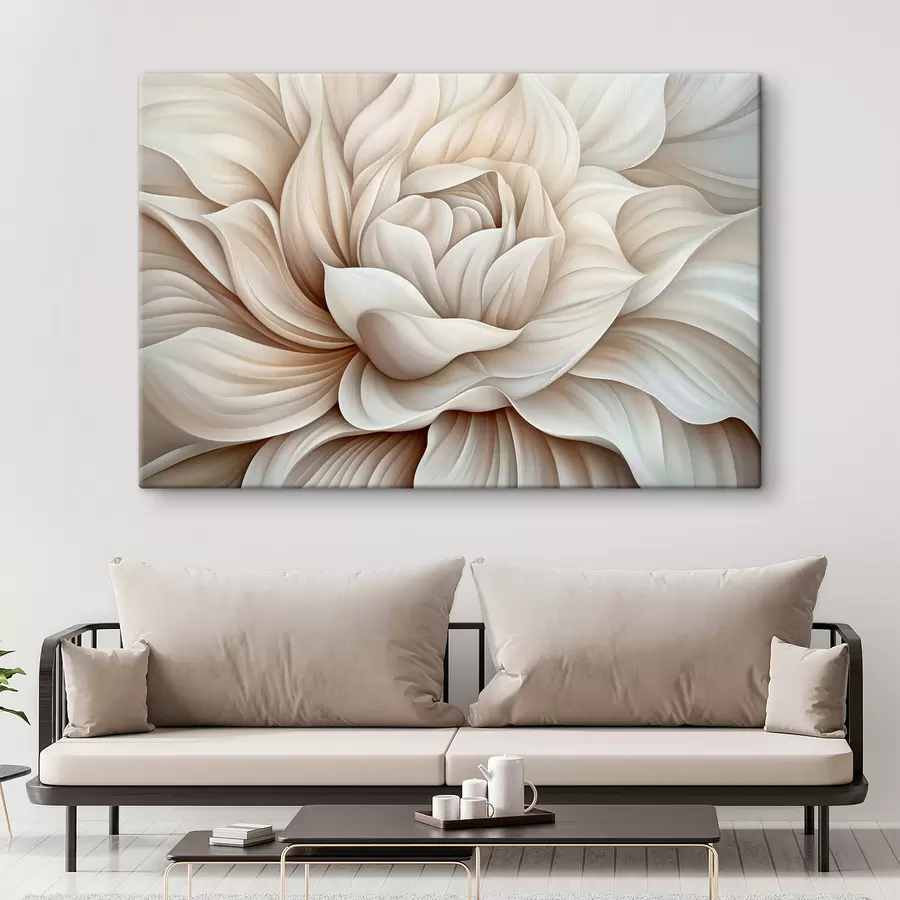 carta da parati Petali di un grande fiore astratto nr. s40352