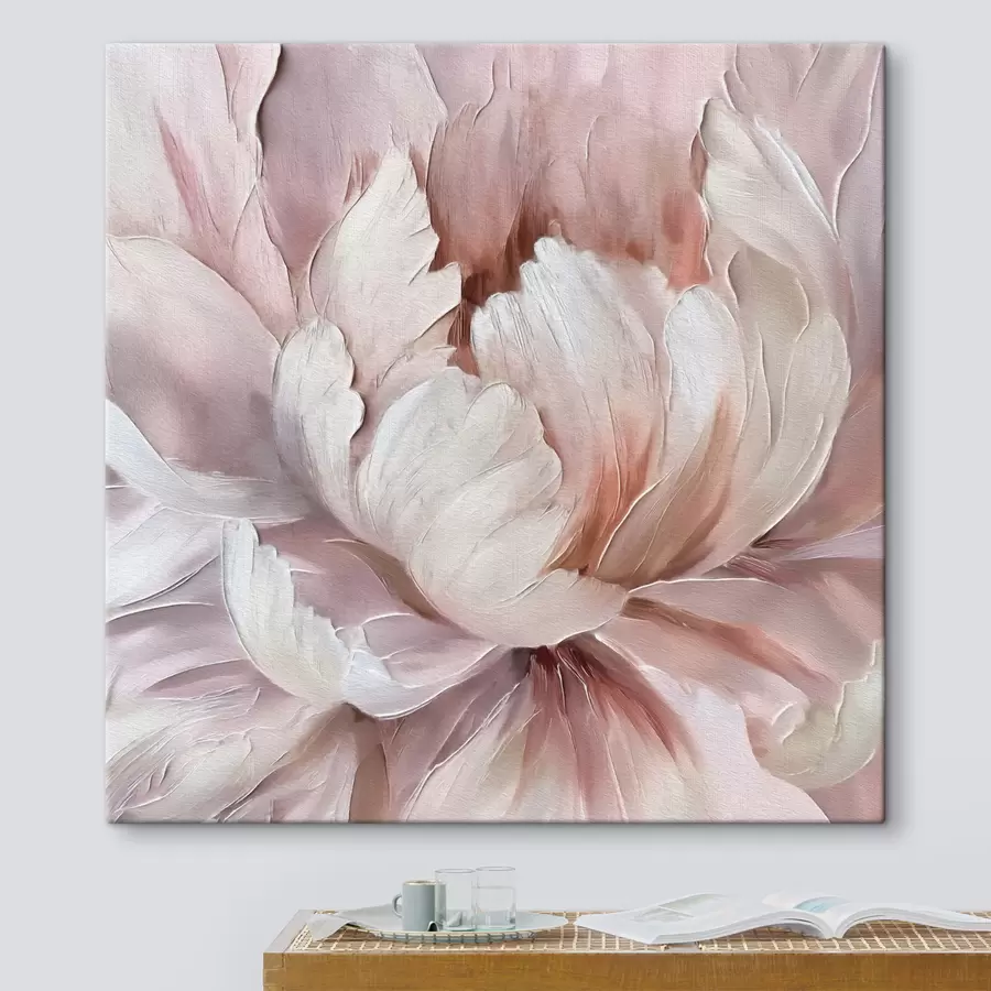carta da parati Bocciolo di fiore di peonia rosa lussureggiante nr. s40511