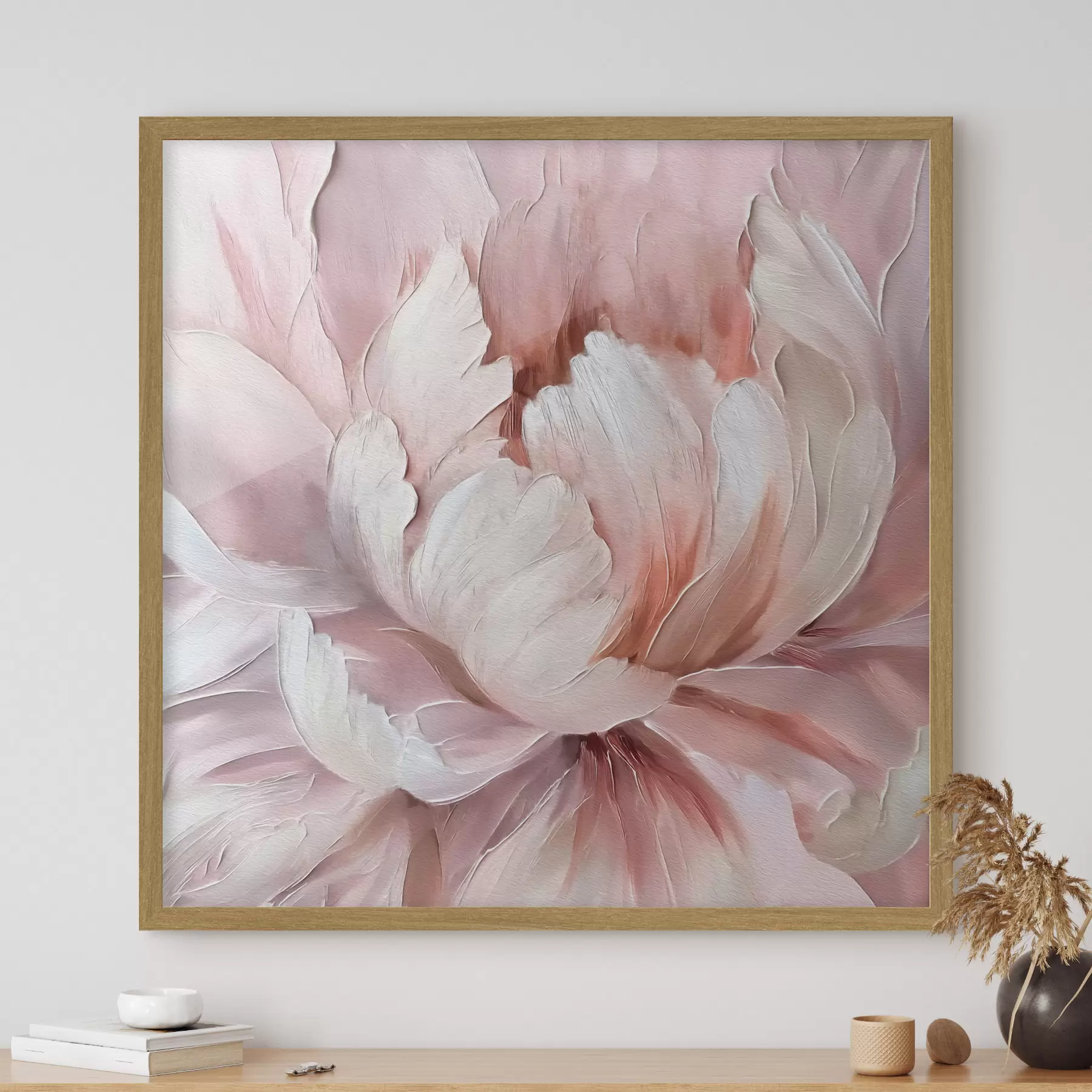 carta da parati Bocciolo di fiore di peonia rosa lussureggiante nr. f40511