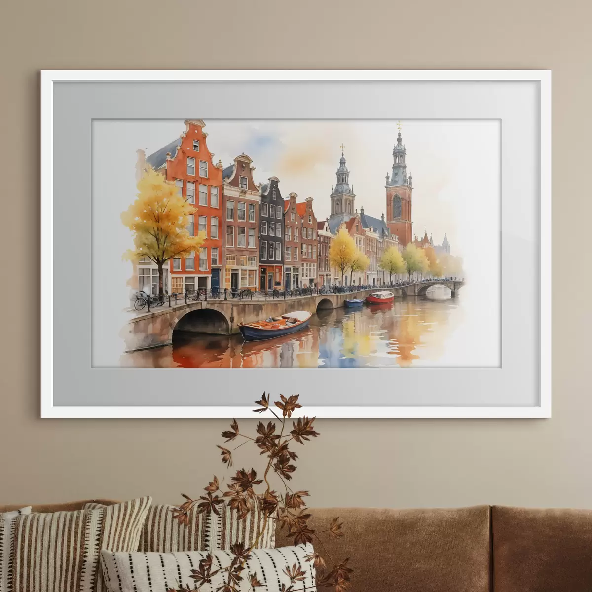 Poster Acque di Amsterdam f40561