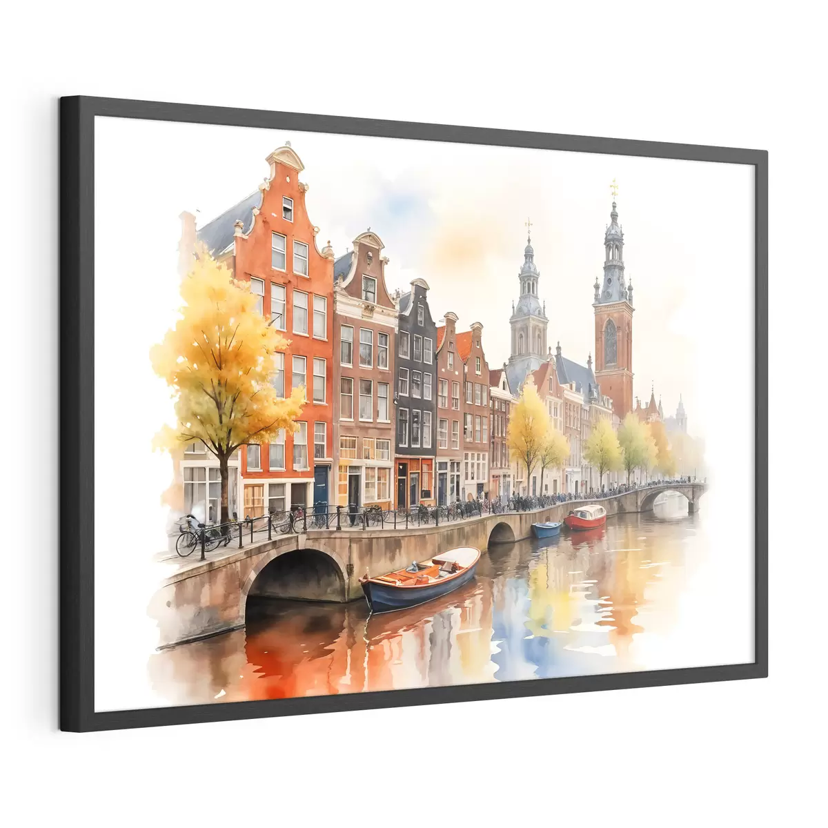 Poster Acque di Amsterdam f40561
