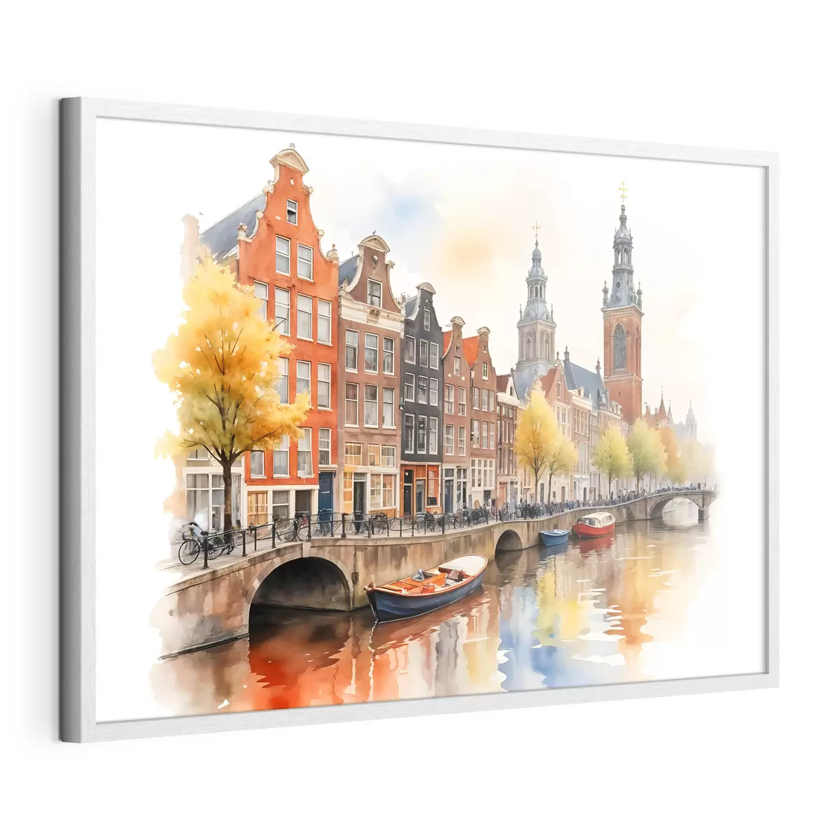 Poster Acque di Amsterdam f40561