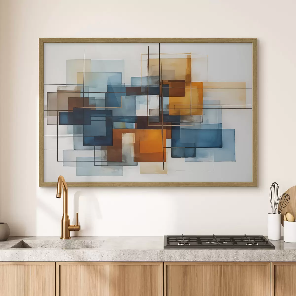 Poster Geometria e slancio f40563