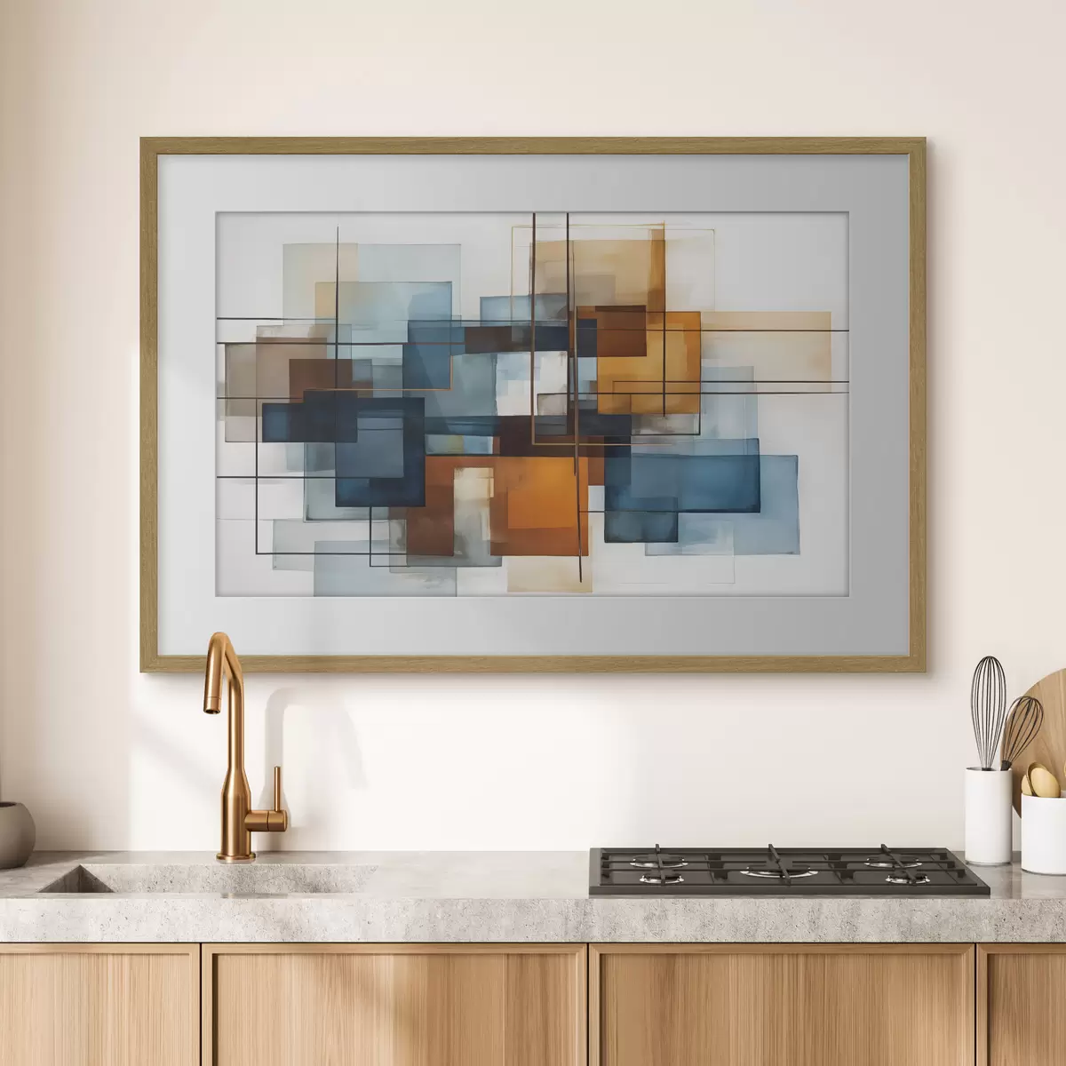 Poster Geometria e slancio f40563