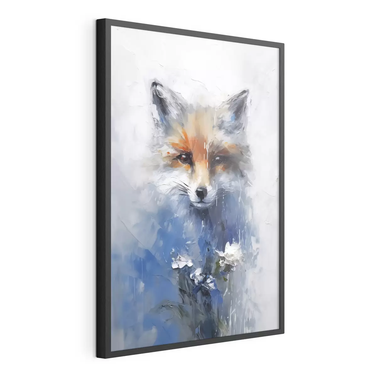 Poster Volpe in blu f40524
