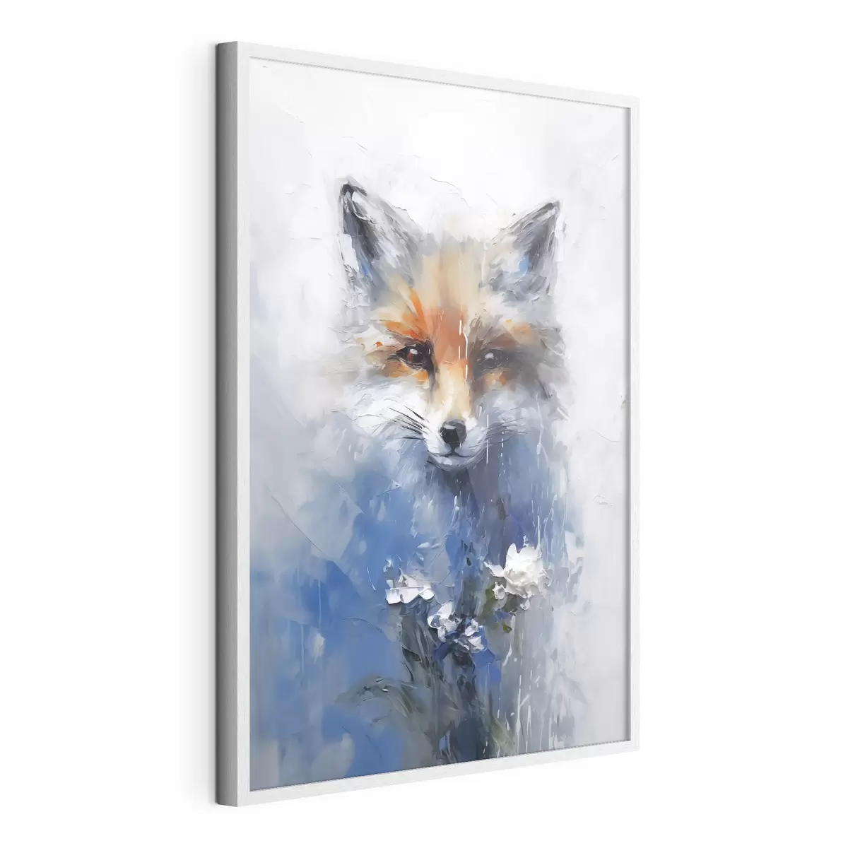 Poster Volpe in blu f40524