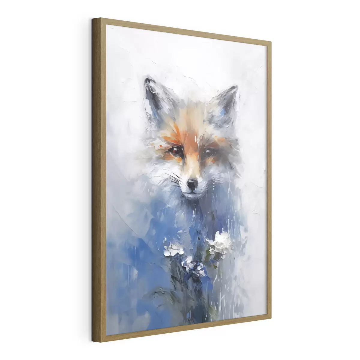 Poster Volpe in blu f40524